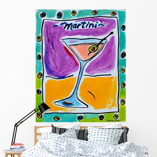 Martini Wall Decal