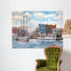 Detroit Water Front 1896 Wall Decal
