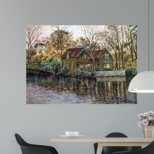 Northville Victorian Lake Wall Decal