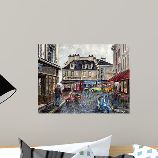 Place Du Tertre from Wall Decal