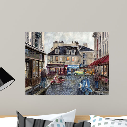 Place Du Tertre from Wall Decal