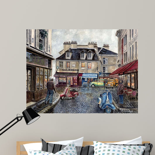 Place Du Tertre from Wall Decal