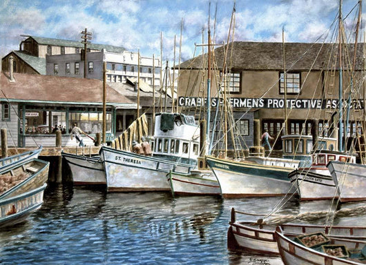 San Francisco Fisherman's Wharf Wall Decal