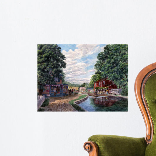 Summer Morris Canal Wall Decal