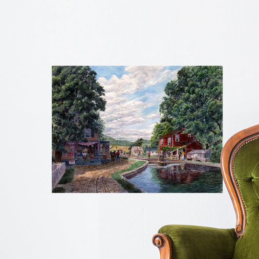 Summer Morris Canal Wall Decal