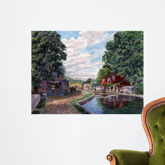 Summer Morris Canal Wall Decal