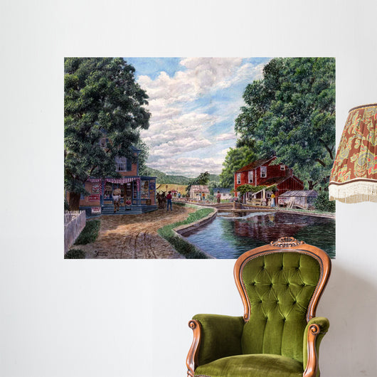 Summer Morris Canal Wall Decal