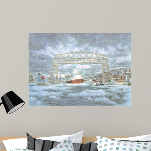 Edmund Fitz Leaving Dock Wall Decal