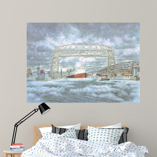 Edmund Fitz Leaving Dock Wall Decal