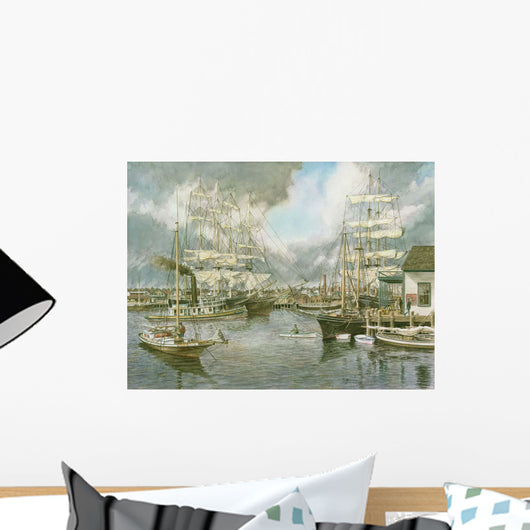 Generic Seaport Wall Decal