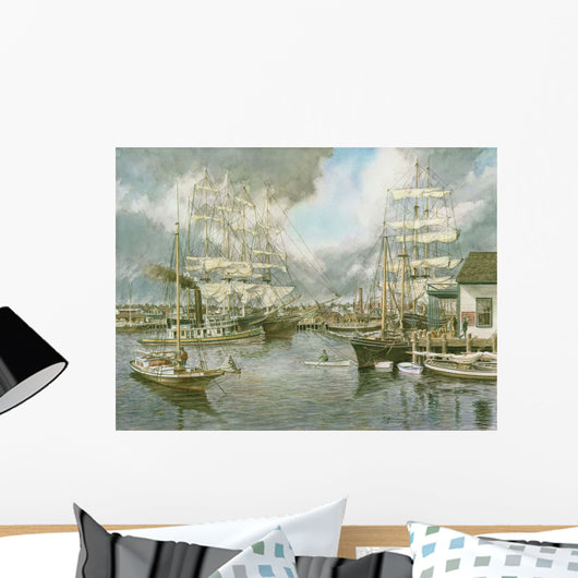 Generic Seaport Wall Decal