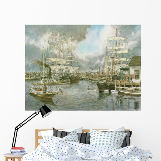 Generic Seaport Wall Decal