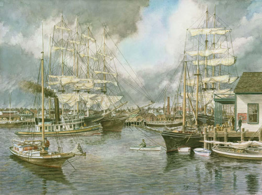 Generic Seaport Wall Decal