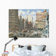 Detroit Looking North Woodward Wall Decal