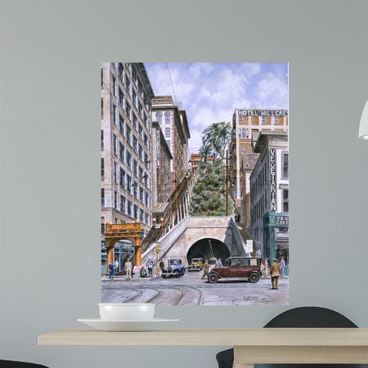 Angeles Flight Ca 1926 Wall Decal