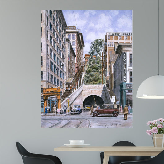 Angeles Flight Ca 1926 Wall Decal