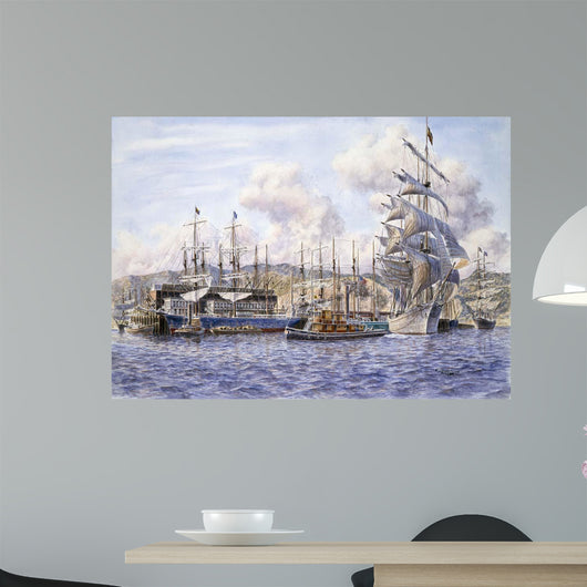 Long Wharf Santa Monica Wall Decal