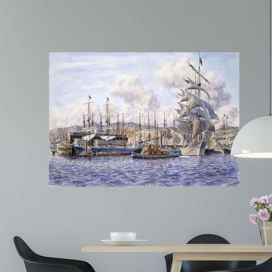 Long Wharf Santa Monica Wall Decal