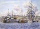 Long Wharf Santa Monica Wall Decal