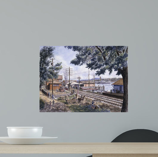 Steam along Hudson Wall Decal