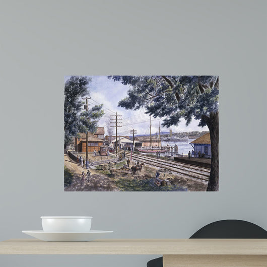 Steam along Hudson Wall Decal