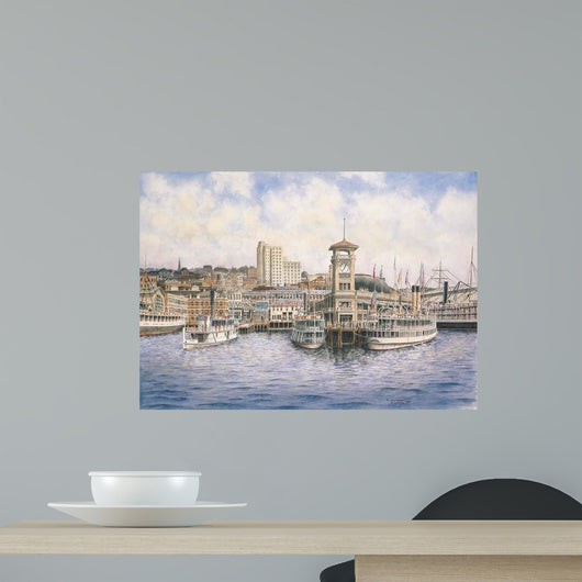 Coleman Docks Ca 1911 Wall Decal