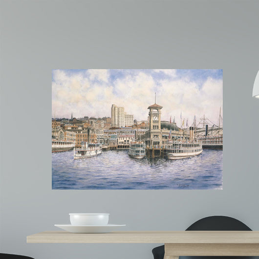 Coleman Docks Ca 1911 Wall Decal