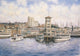 Coleman Docks Ca 1911 Wall Decal