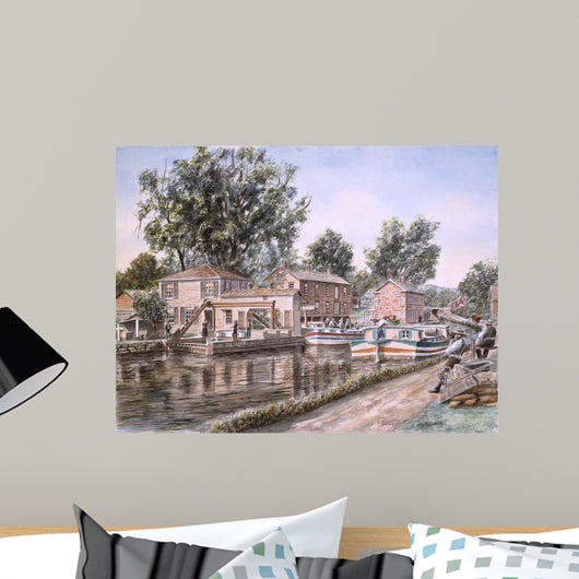 Weigh Locks Penn Canal Wall Decal