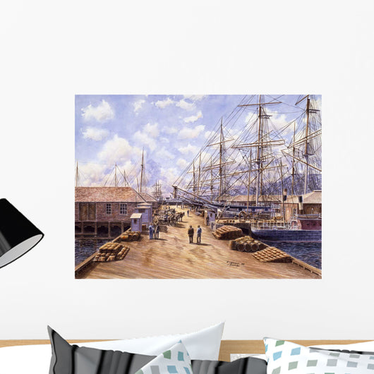 Wellington Wharf Well N2 Wall Decal