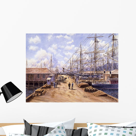 Wellington Wharf Well N2 Wall Decal