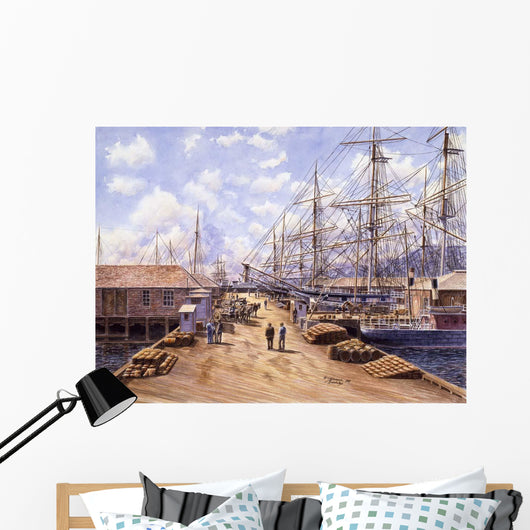 Wellington Wharf Well N2 Wall Decal