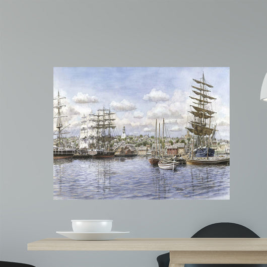 Nantucket Ca 1865 Wall Decal Design 2
