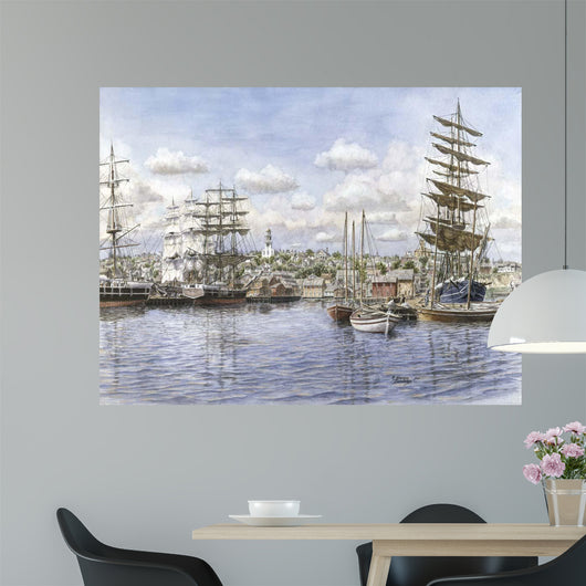 Nantucket Ca 1865 Wall Decal Design 2