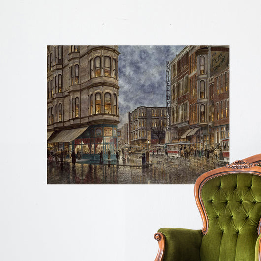 Dinner Hour San Francisco Wall Decal