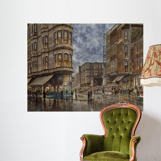 Dinner Hour San Francisco Wall Decal