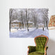 Snowball Fight Wall Decal