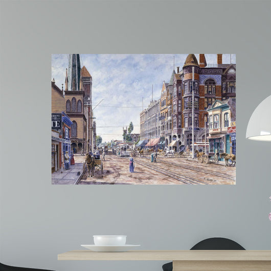 Los Angeles 2nd Broadway Wall Decal