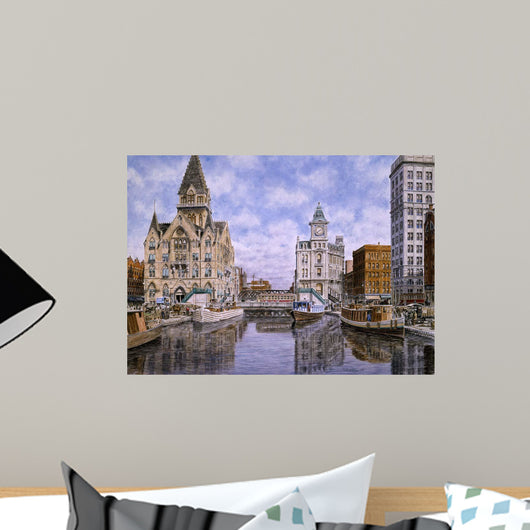 Dewitt Clinton Square Ca Wall Decal