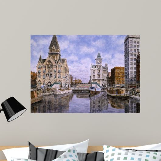 Dewitt Clinton Square Ca Wall Decal