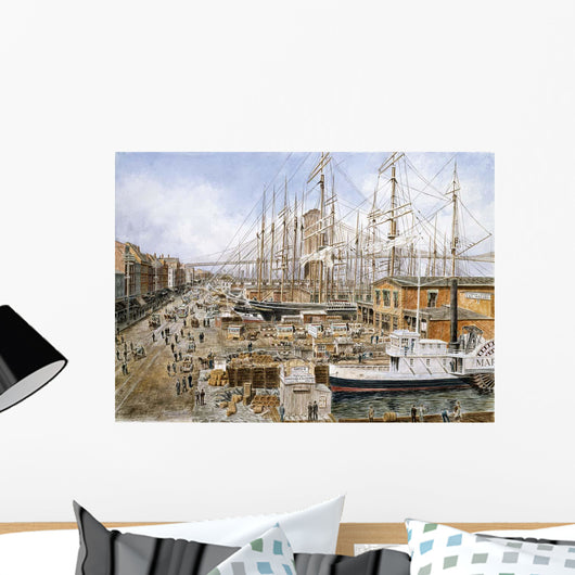 Wall St Ferry Ny Wall Decal