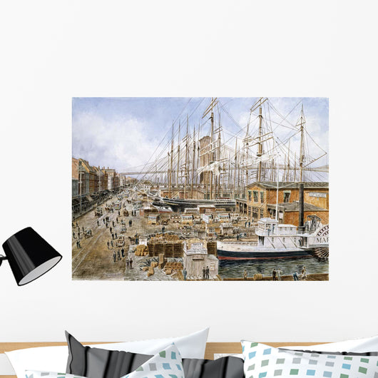 Wall St Ferry Ny Wall Decal