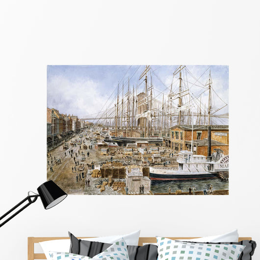 Wall St Ferry Ny Wall Decal
