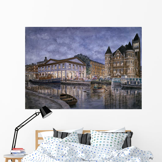Syracuse Weighlocks and City Wall Decal