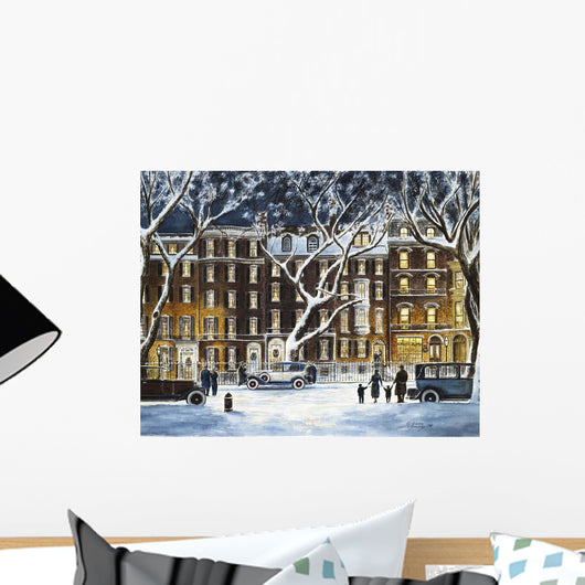 Beacon Street Ma 1926 Wall Decal