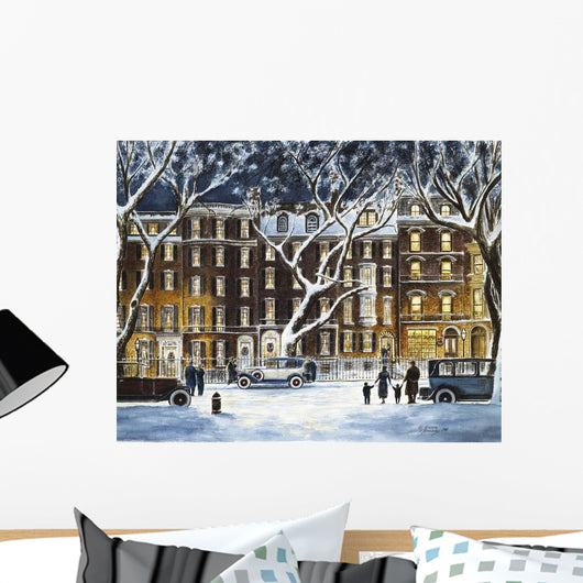 Beacon Street Ma 1926 Wall Decal