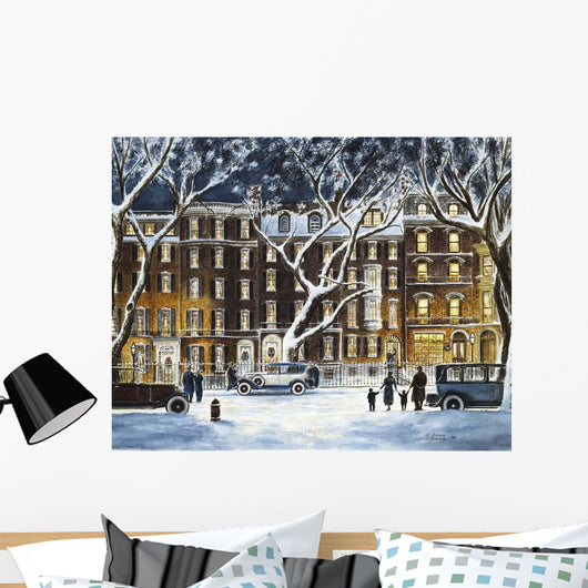 Beacon Street Ma 1926 Wall Decal
