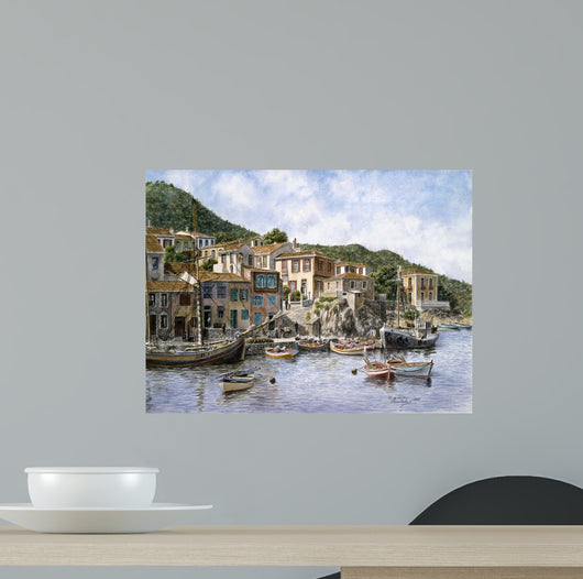 Kokkari Samos Greece Fisherman's Wall Decal