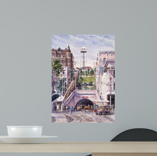 Angel's Flight Ca 1906 Wall Decal