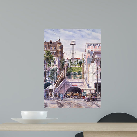 Angel's Flight Ca 1906 Wall Decal